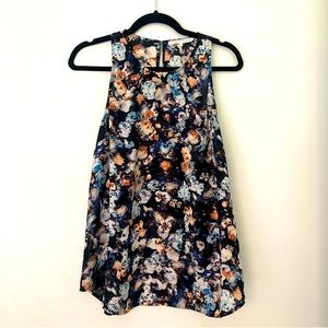 Womens floral boho top